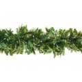 Winterland Winterland WL-GARBM-09-LPW Pre-Lit LED Pure White Blended Pine Garland; 9 ft. WL-GARBM-09-LPW